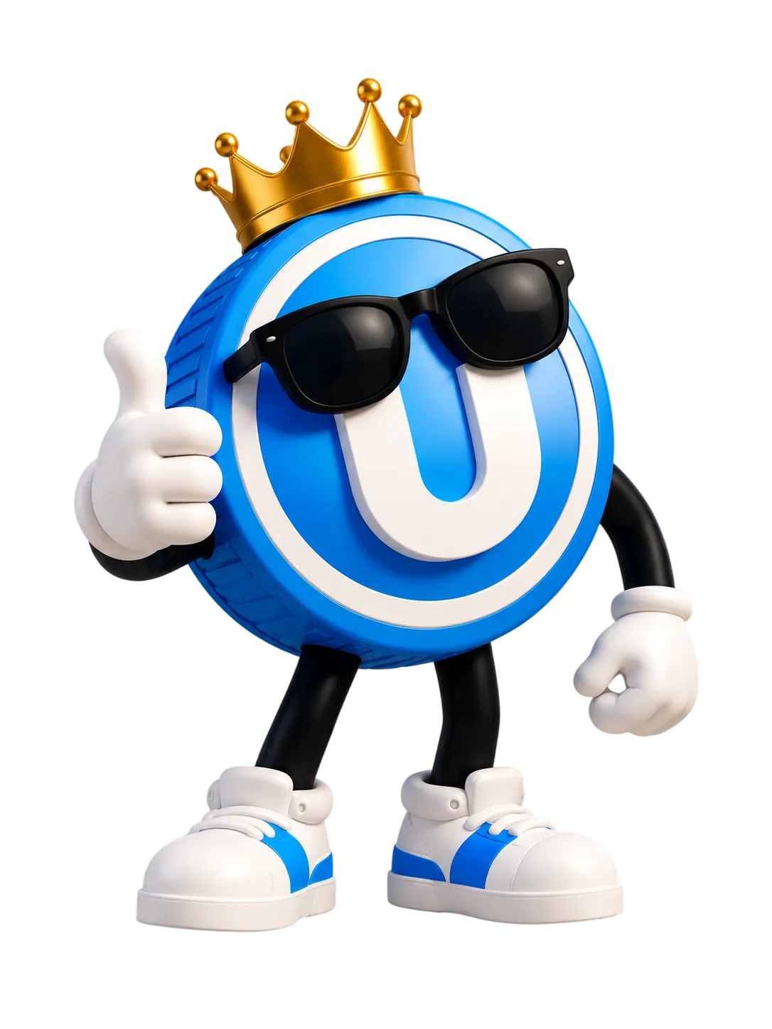 The $USEFUL coin giving a thumbs up